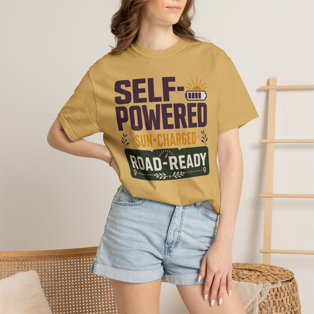 Self Powered Sun Charged Road Ready - T-Shirt
