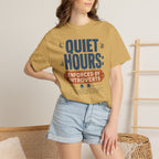Quiet Hours Enforced By Introverts - T-Shirt