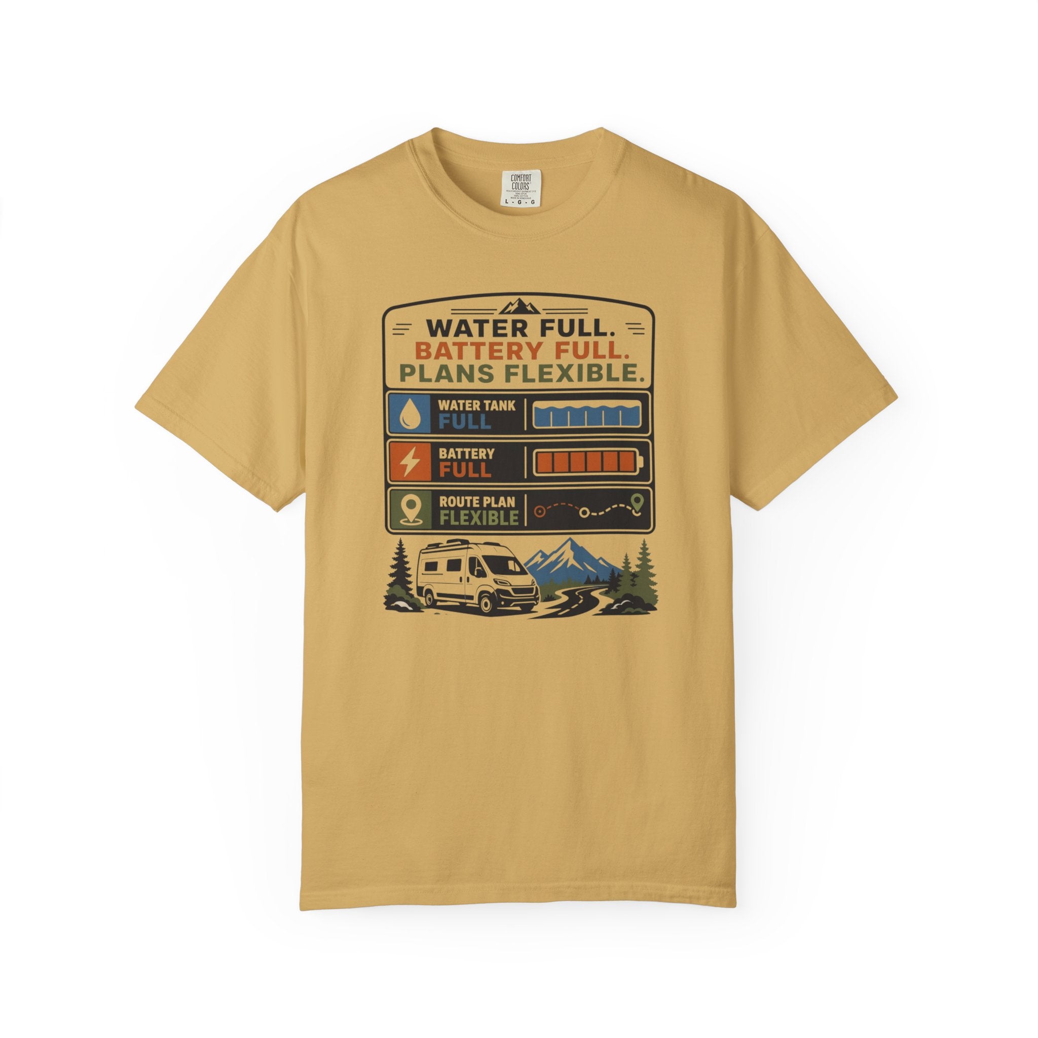 Water Full Battery Full Plans Flexible - T-Shirt