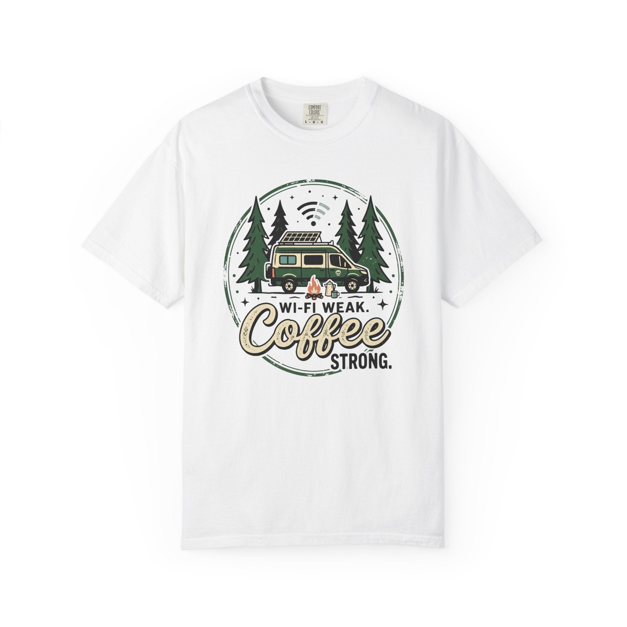 Wifi Weak Coffee Strong - T-Shirt
