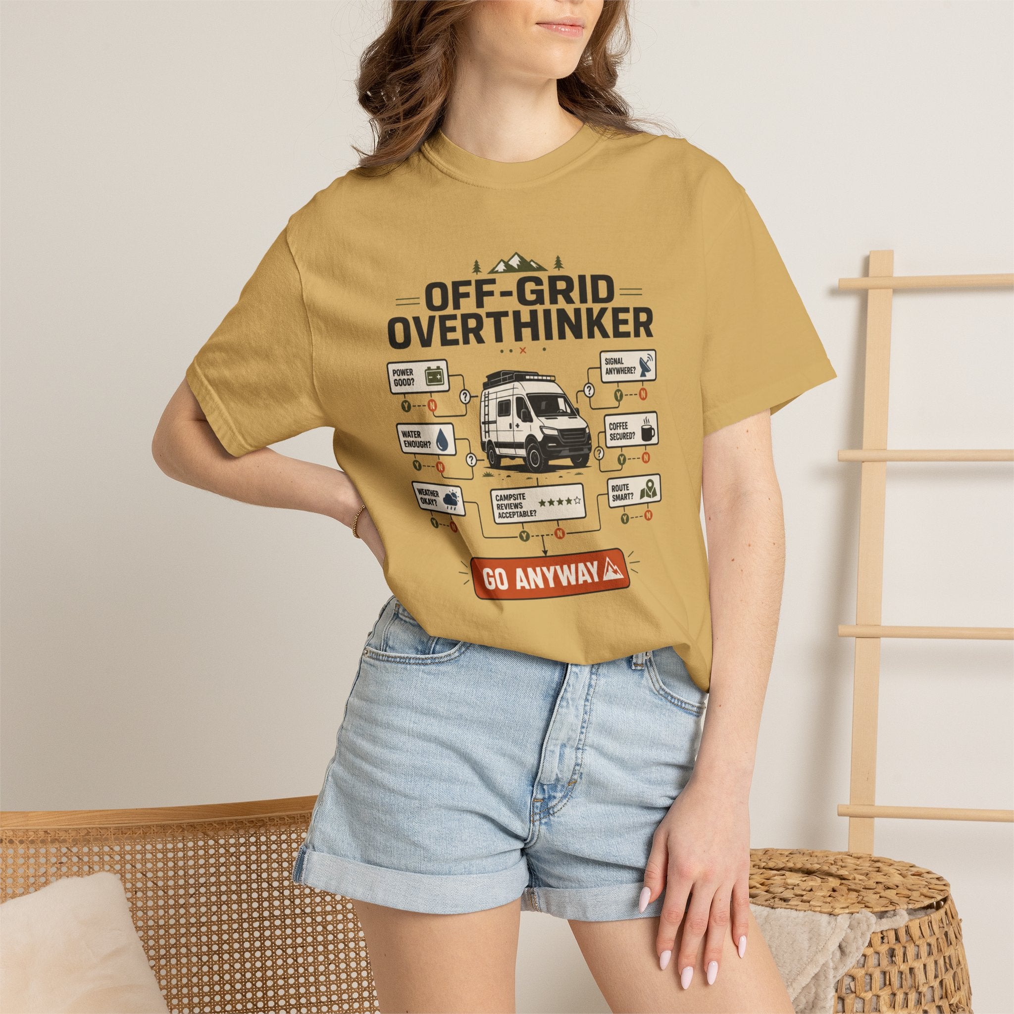 Off Grid Overthinker - T-Shirt