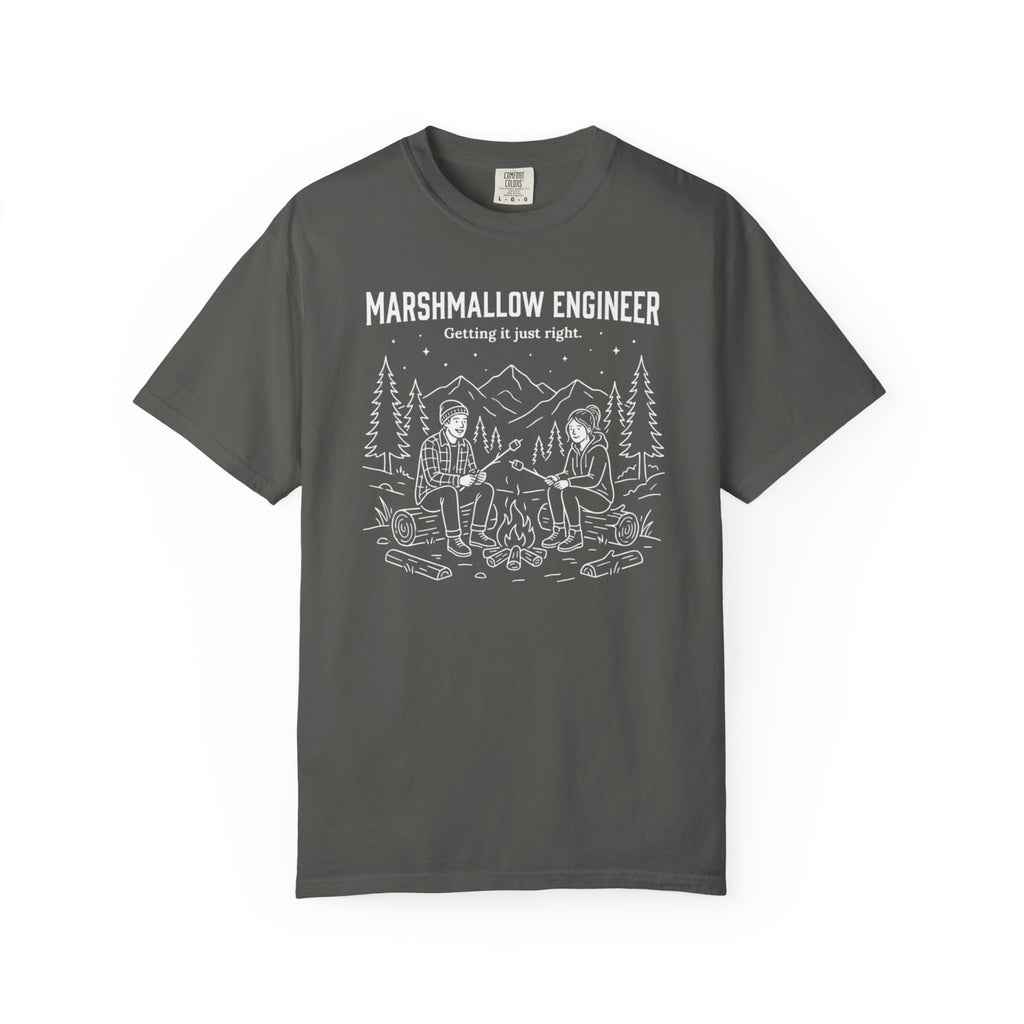 Marshmallow Engineer Getting It Just Right - T-Shirt