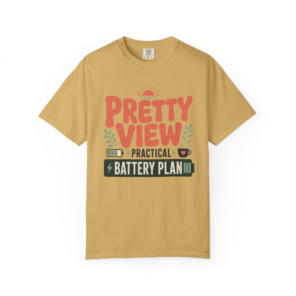 Pretty View Practical Battery Plan - T-Shirt