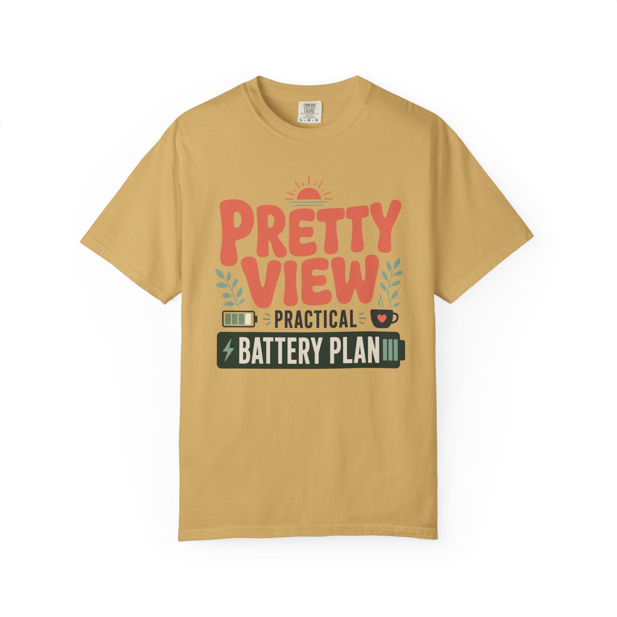 Pretty View Practical Battery Plan - T-Shirt