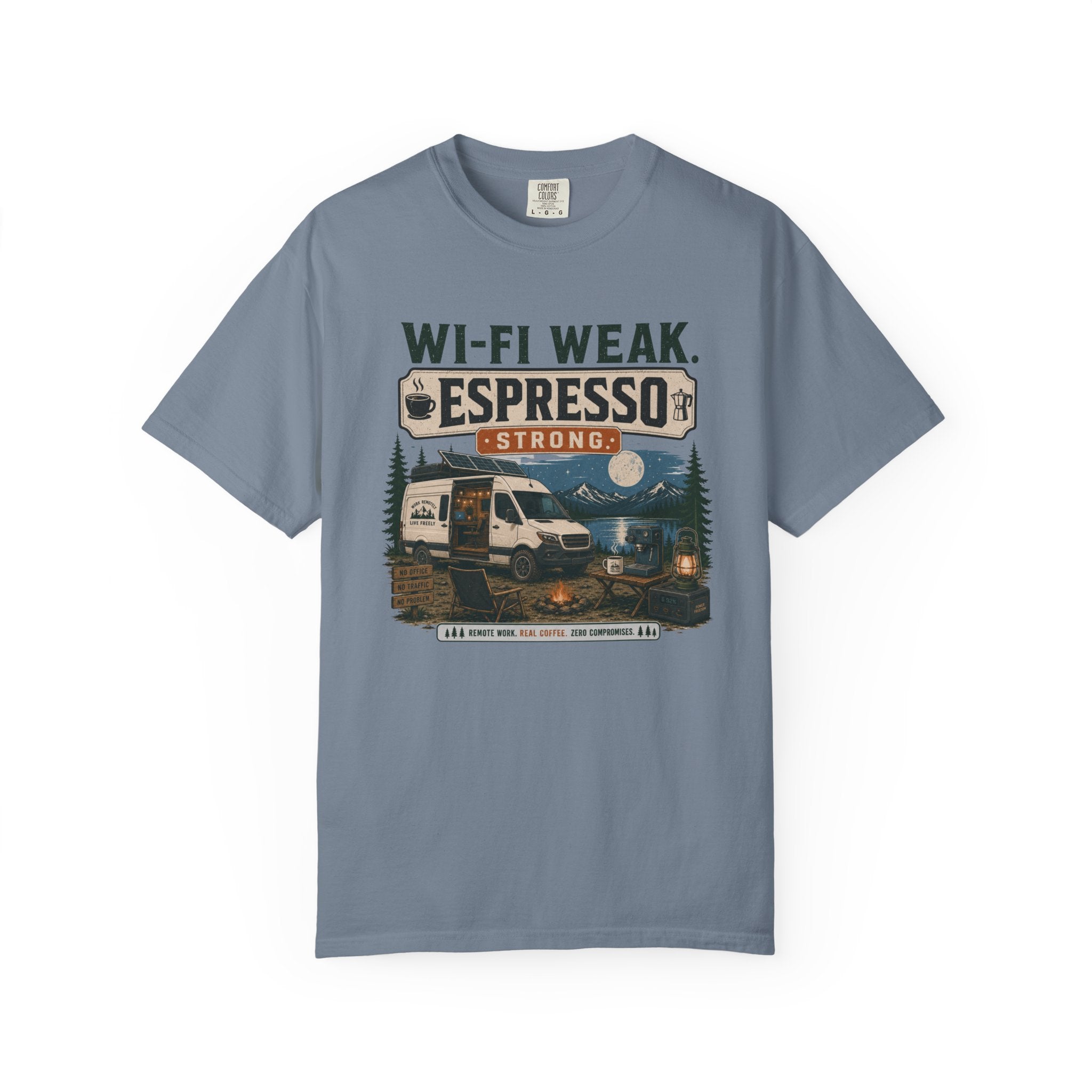 Wi-Fi Weak Espresso Strong - T-Shirt