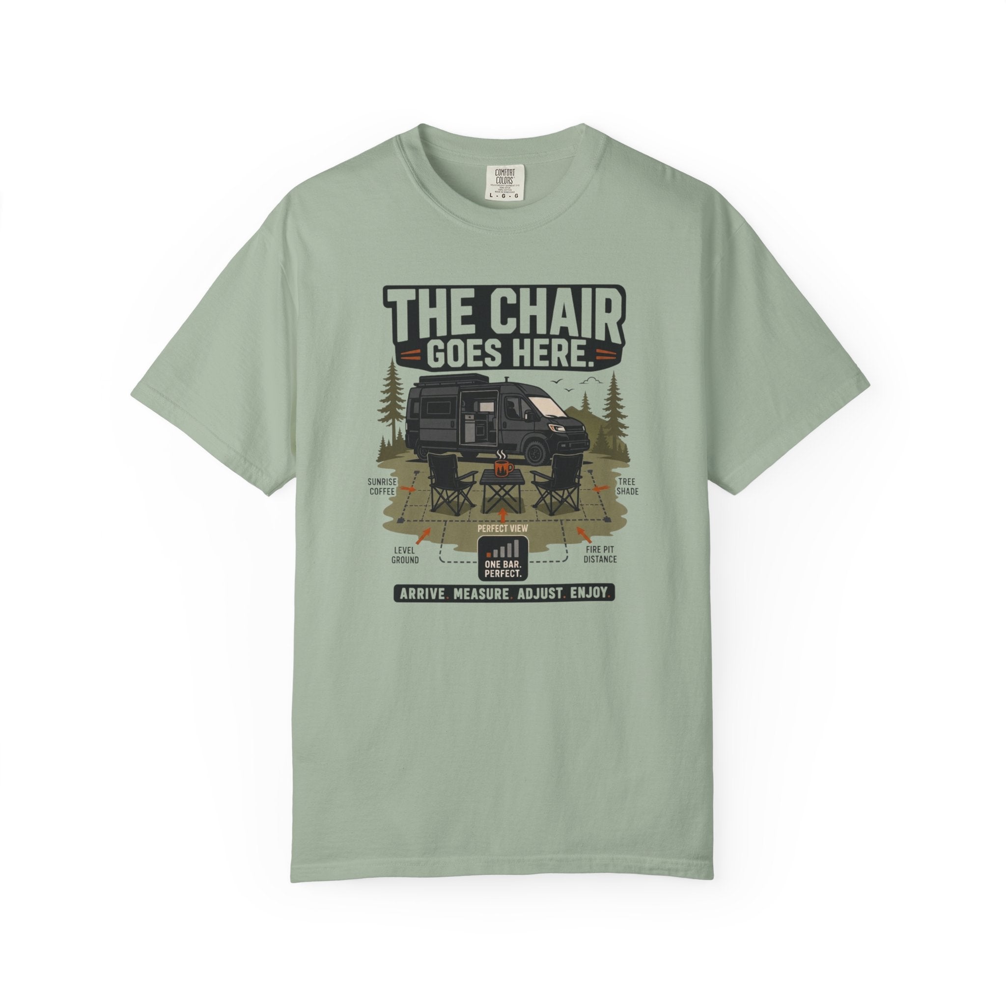 The Chair Goes Here - T-Shirt