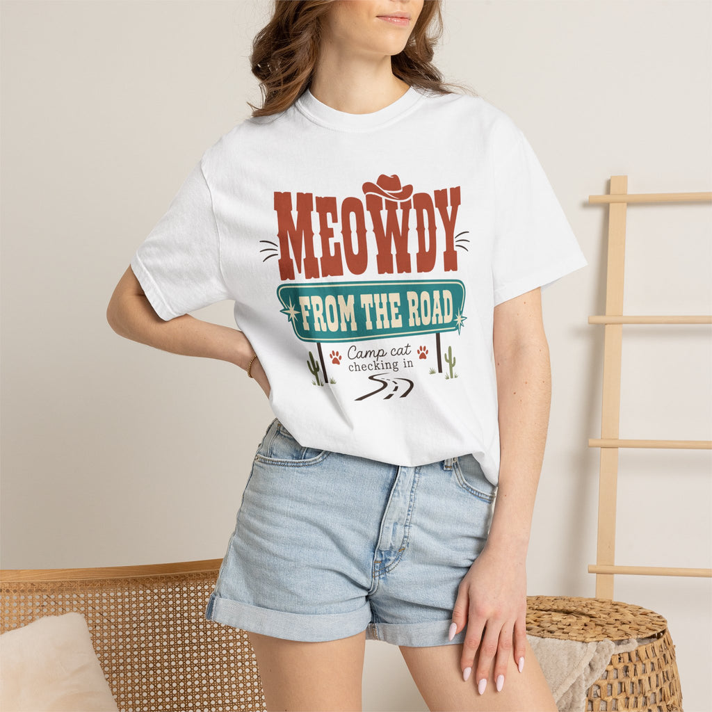 Meowdy From The Road - T-Shirt