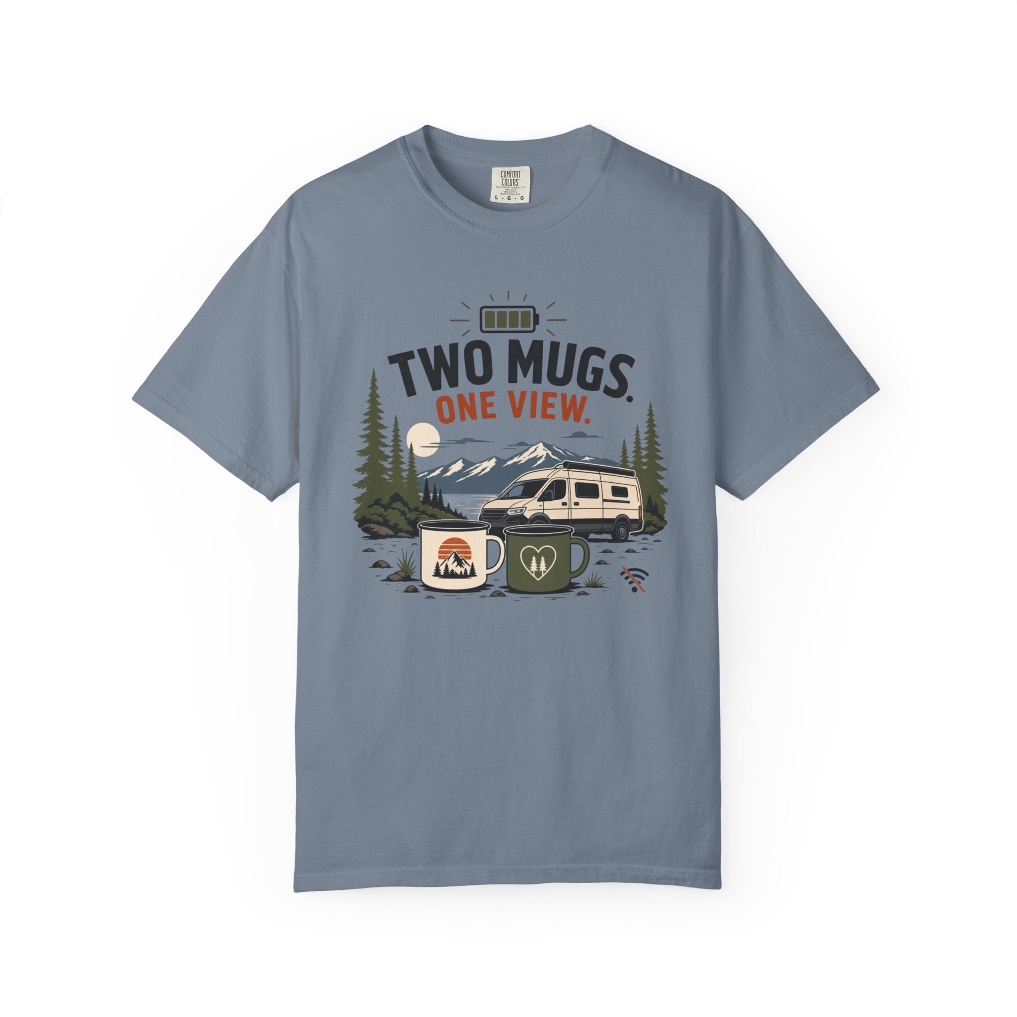 Two Mugs One View - T-Shirt
