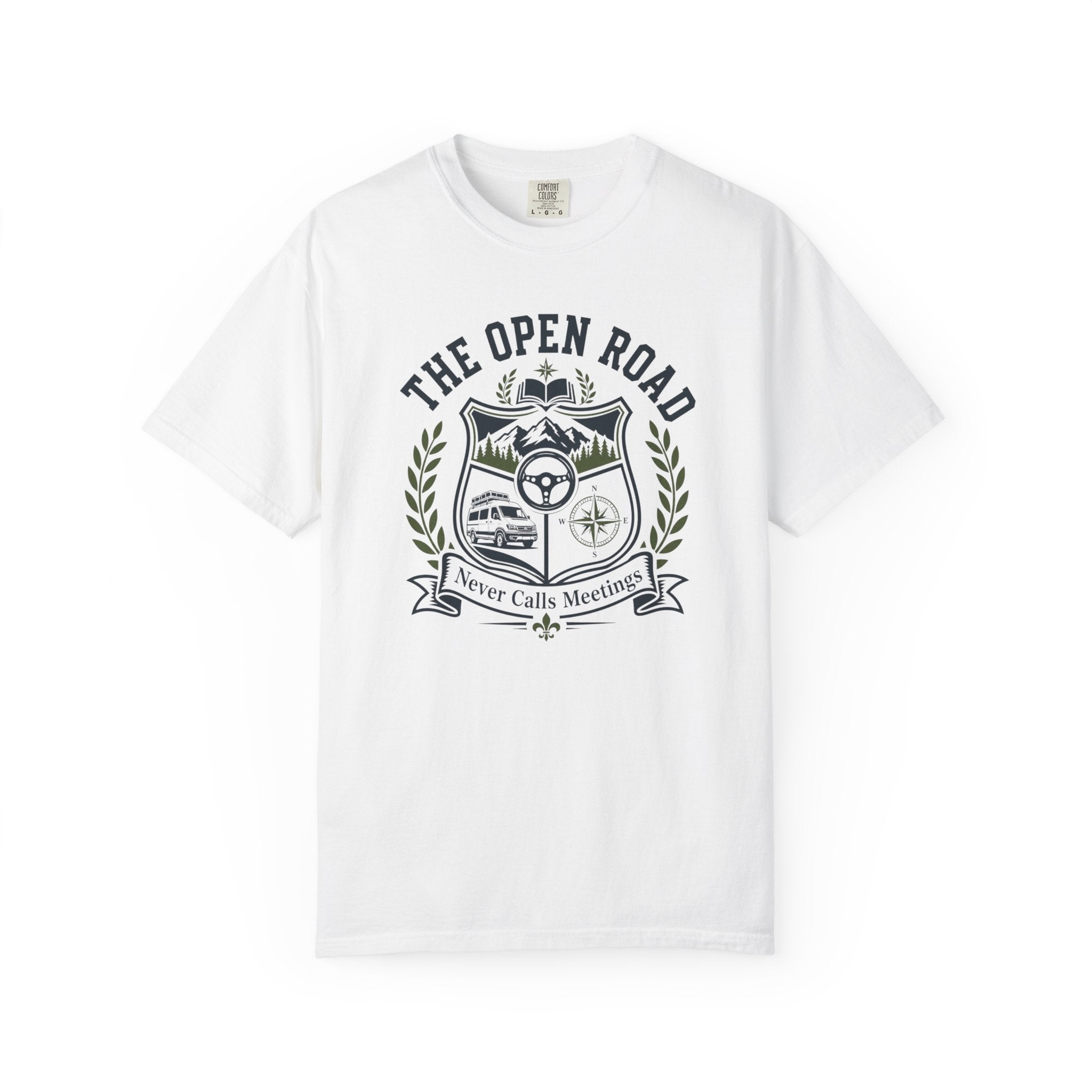 The Open Road Never Calls Meetings - T-Shirt