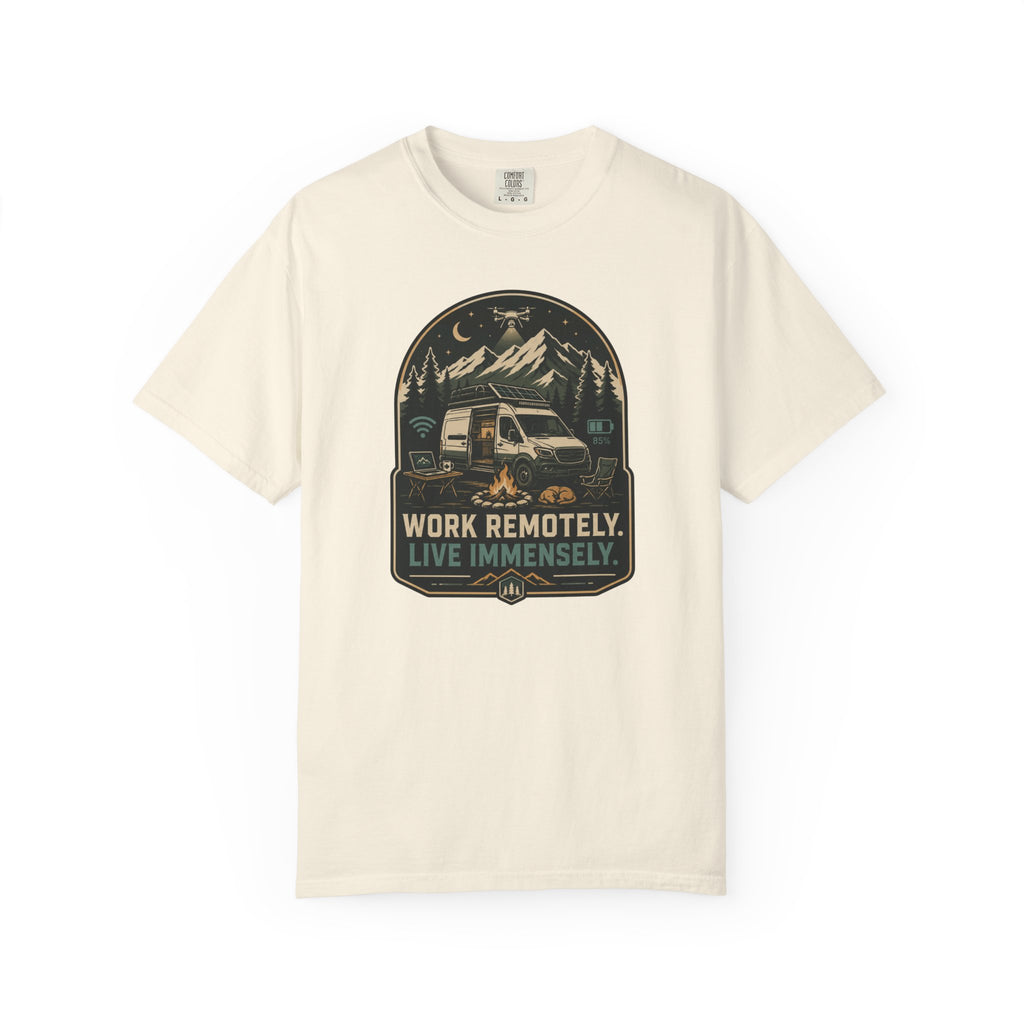 Work Remotely Live Immensely - T-Shirt