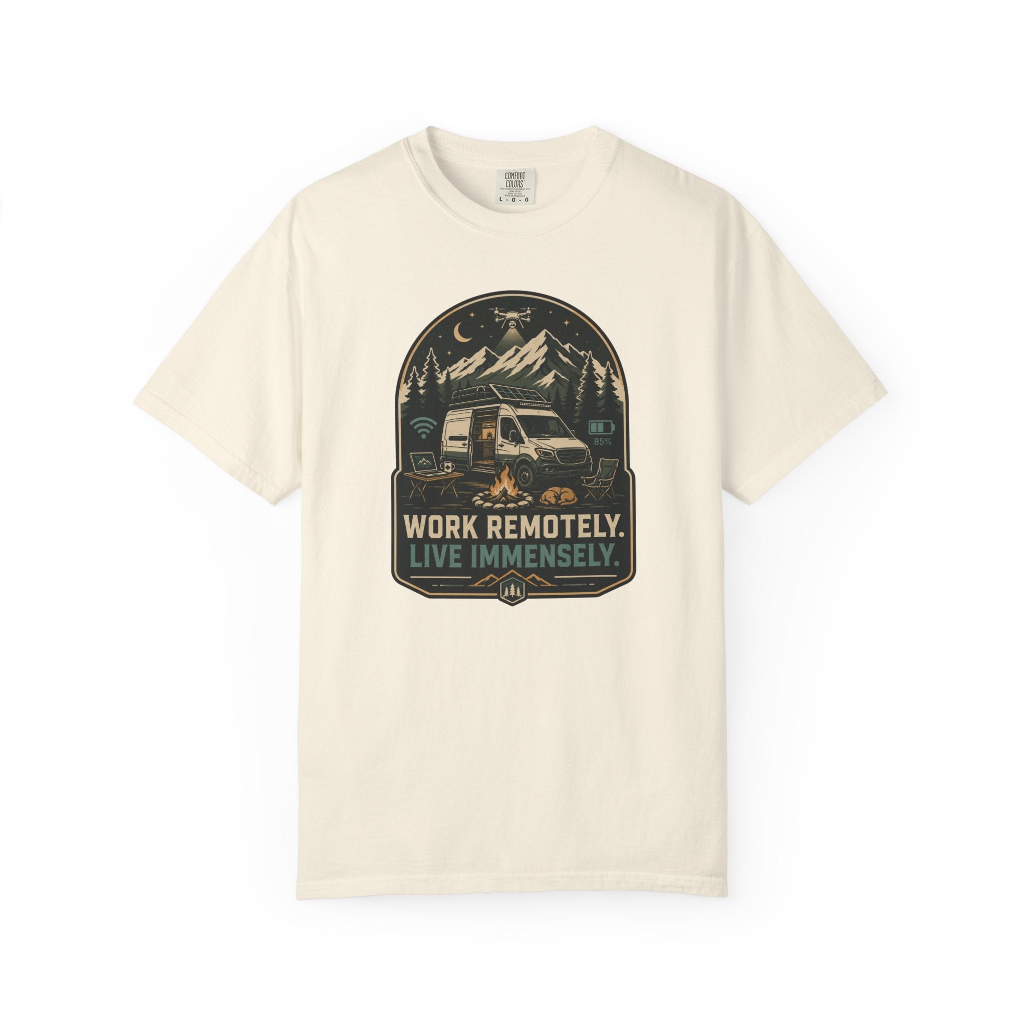 Work Remotely Live Immensely - T-Shirt