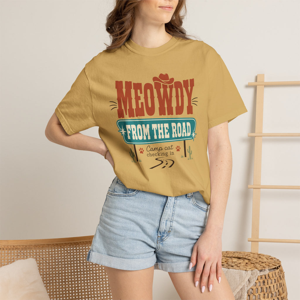 Meowdy From The Road - T-Shirt
