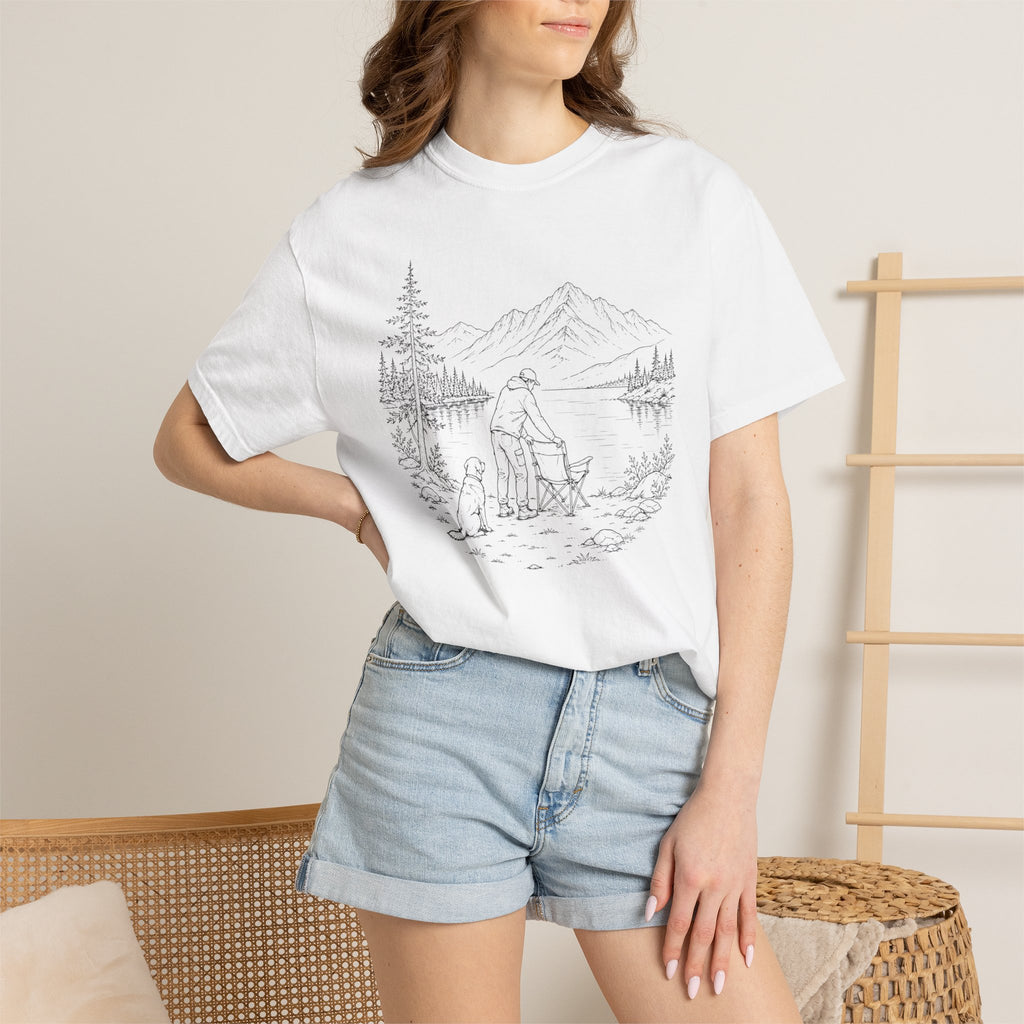Camp Setup Requires Canine Supervision - T-Shirt