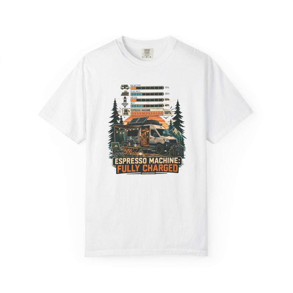Espresso Machine Fully Charged - T-Shirt