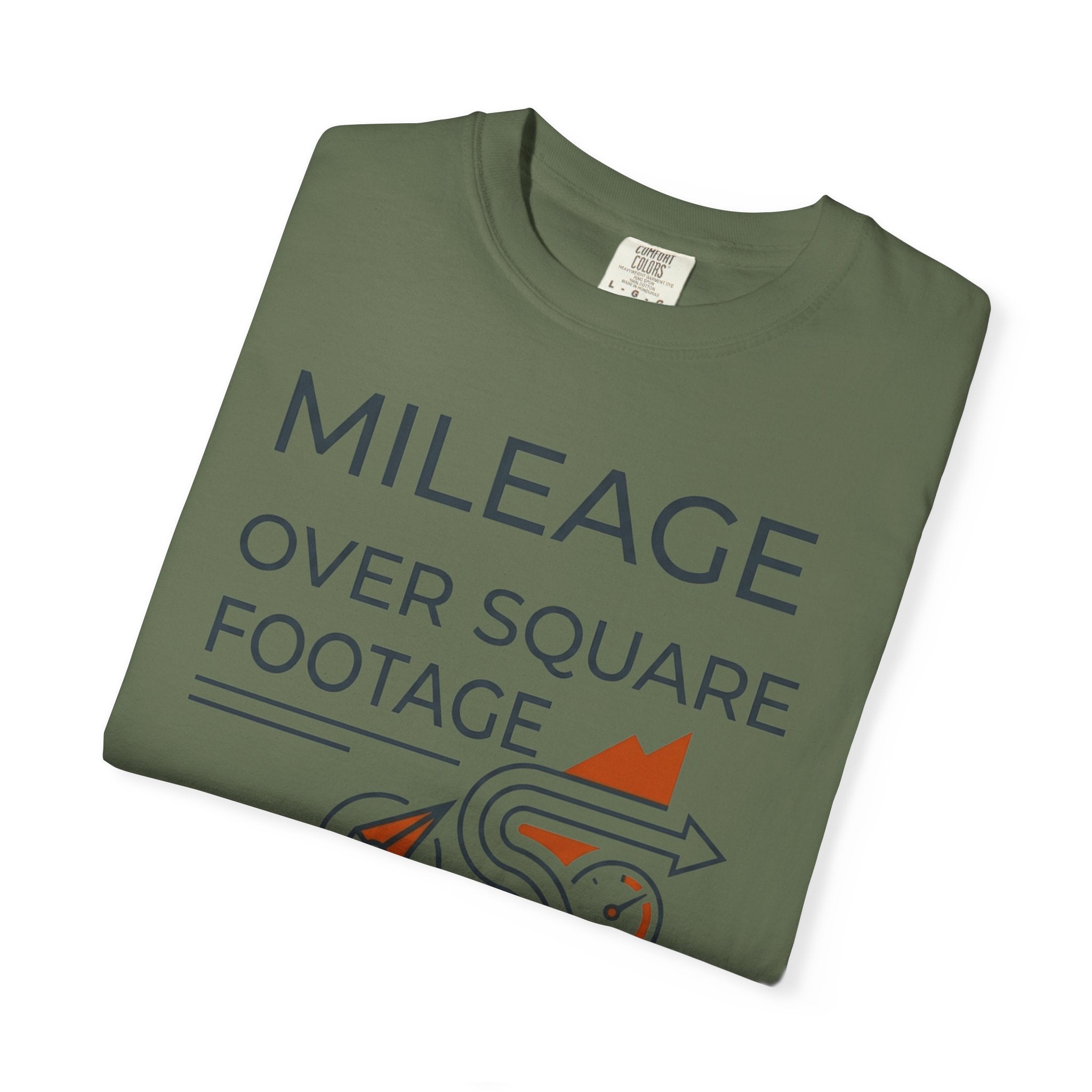 Mileage Over Square Footage - T-Shirt