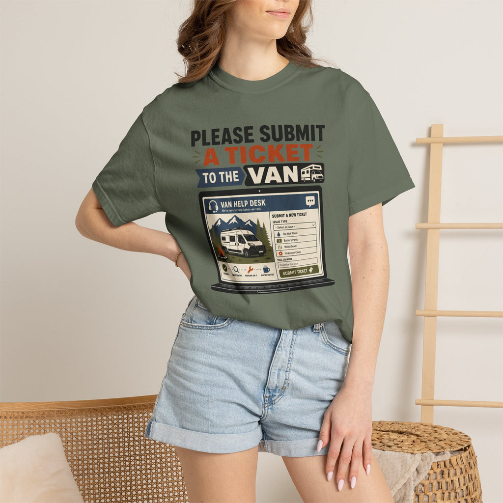Please Submit A Ticket To The Van - T-Shirt