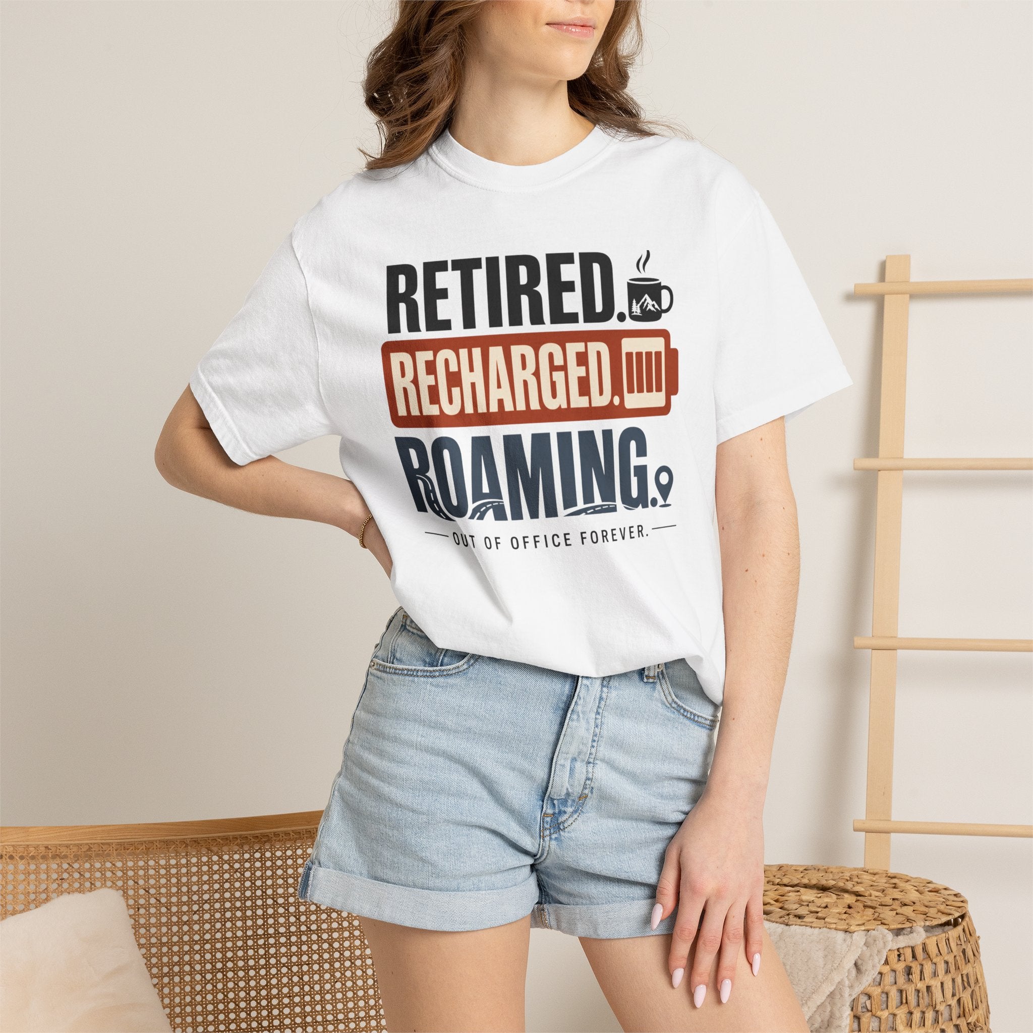 Retired Recharged Roaming - T-Shirt