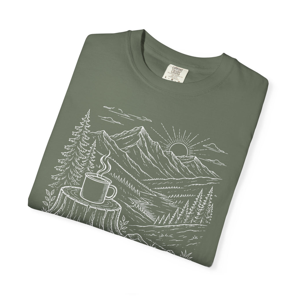 Peak Voltage Starts With Camp Coffee - T-Shirt
