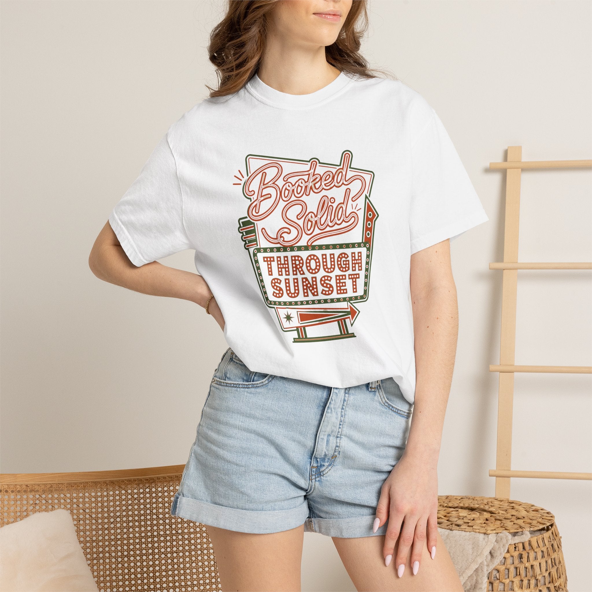 Booked Solid Through Sunset - T-Shirt