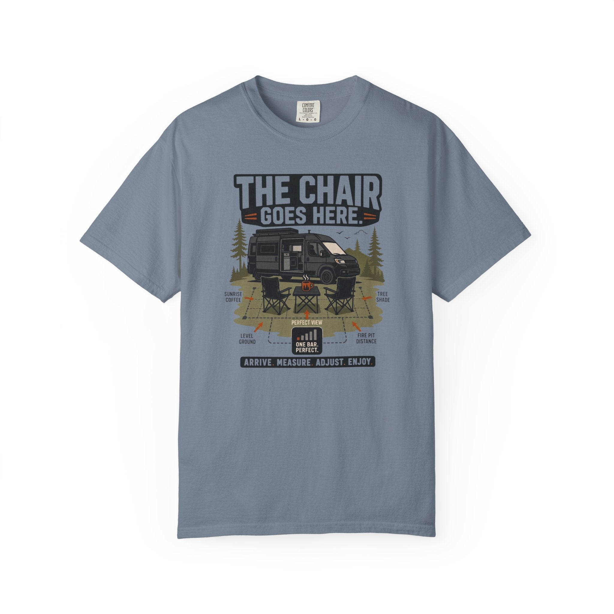 The Chair Goes Here - T-Shirt