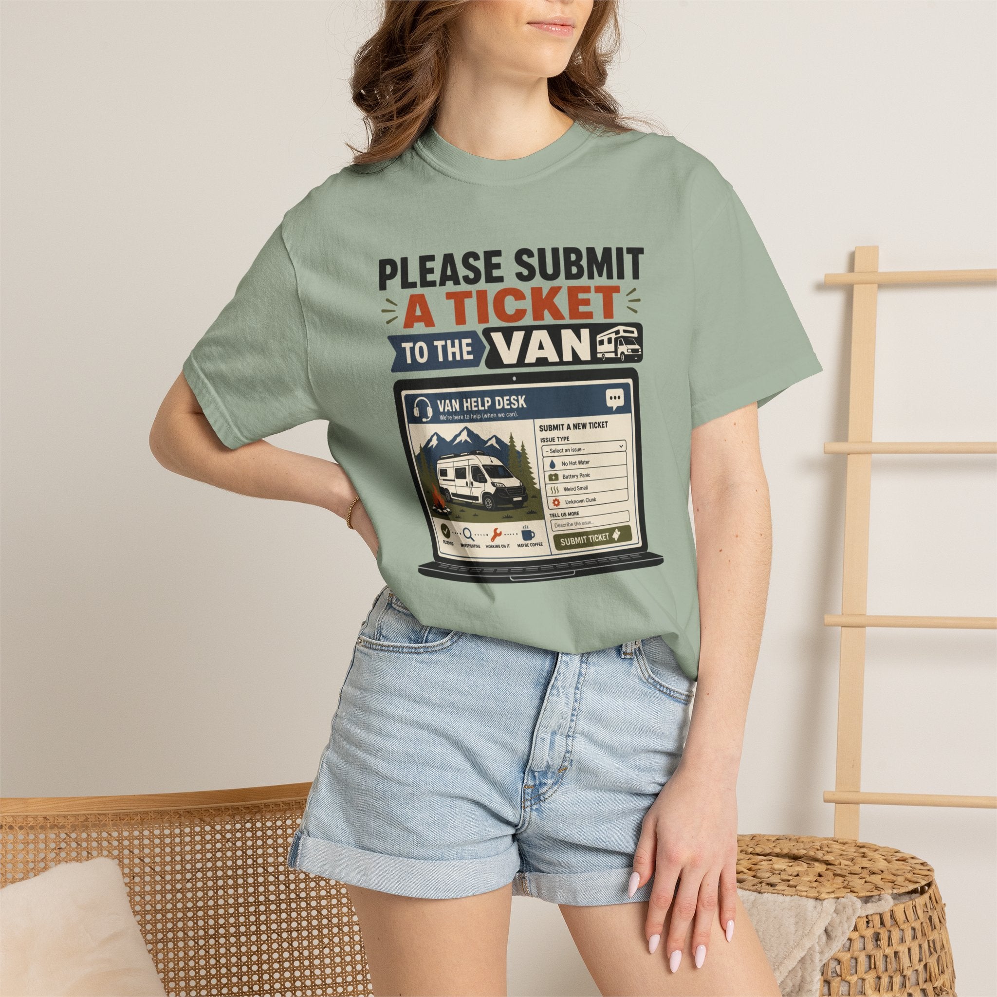 Please Submit A Ticket To The Van - T-Shirt