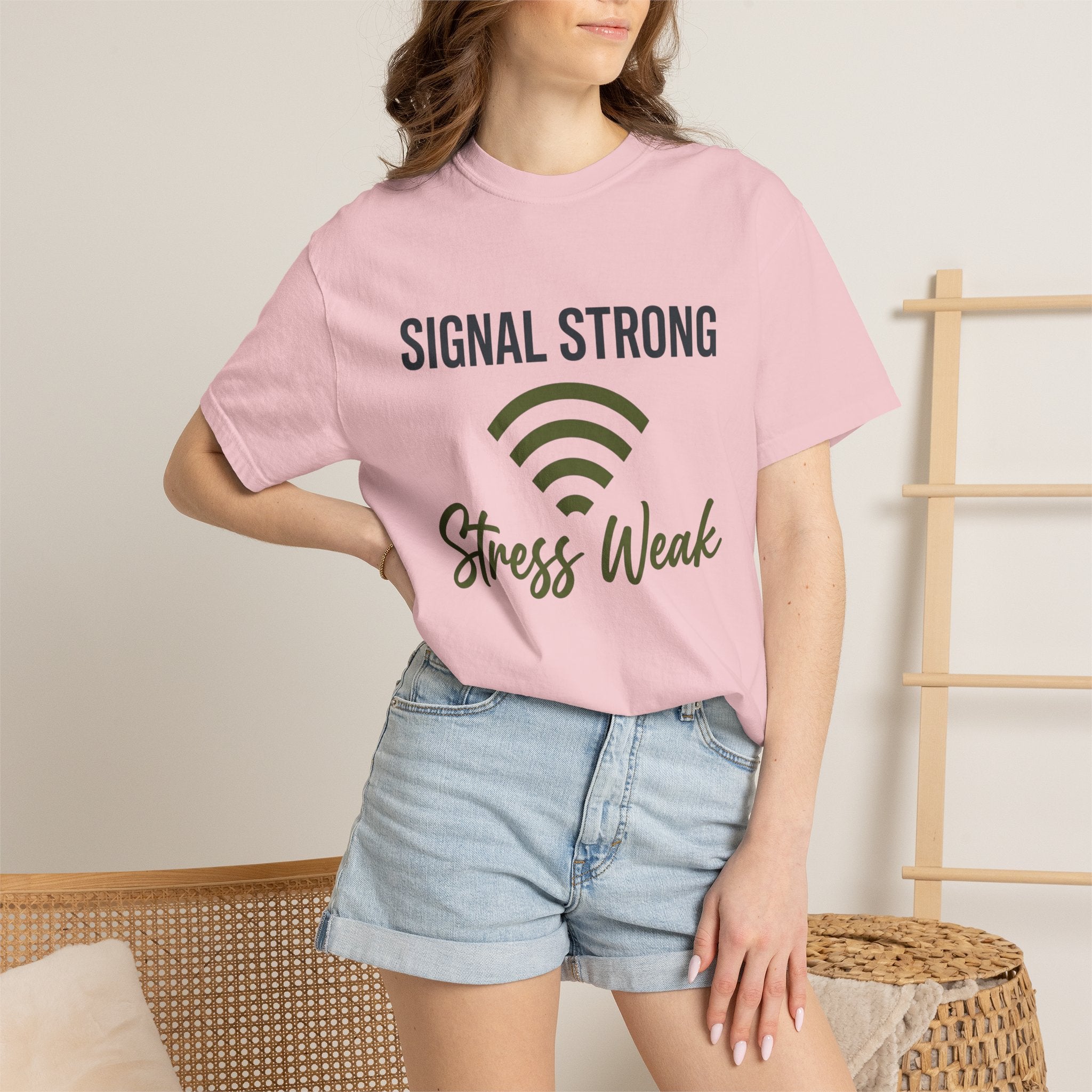 Signal Strong Stress Weak - T-Shirt