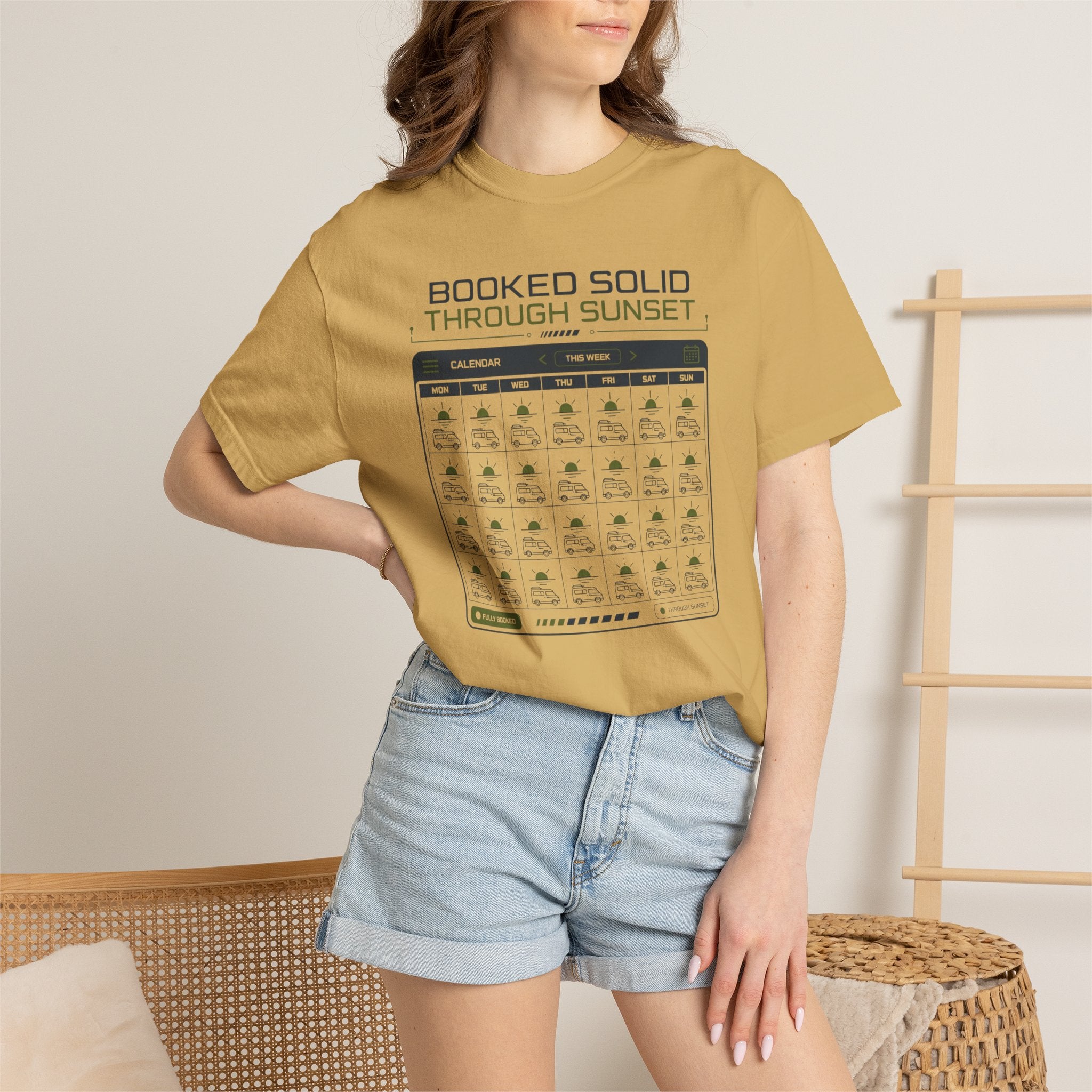 Booked Solid Through Sunset - T-Shirt
