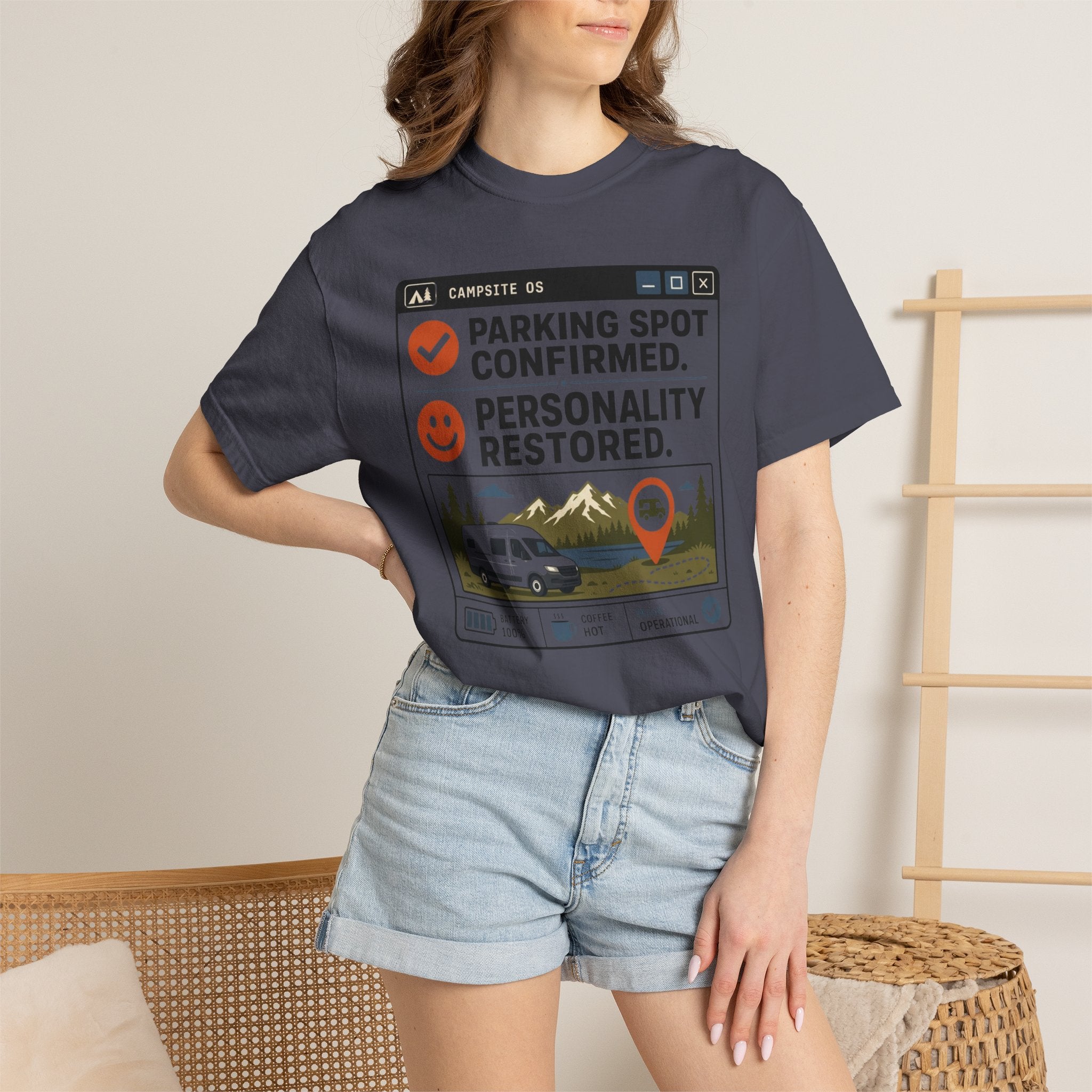 Parking Spot Confirmed Personality Restored - T-Shirt