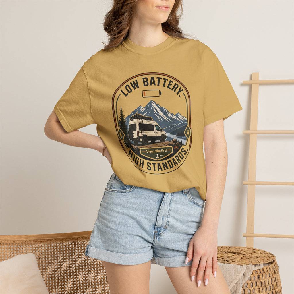 Low Battery High Standards - T-Shirt