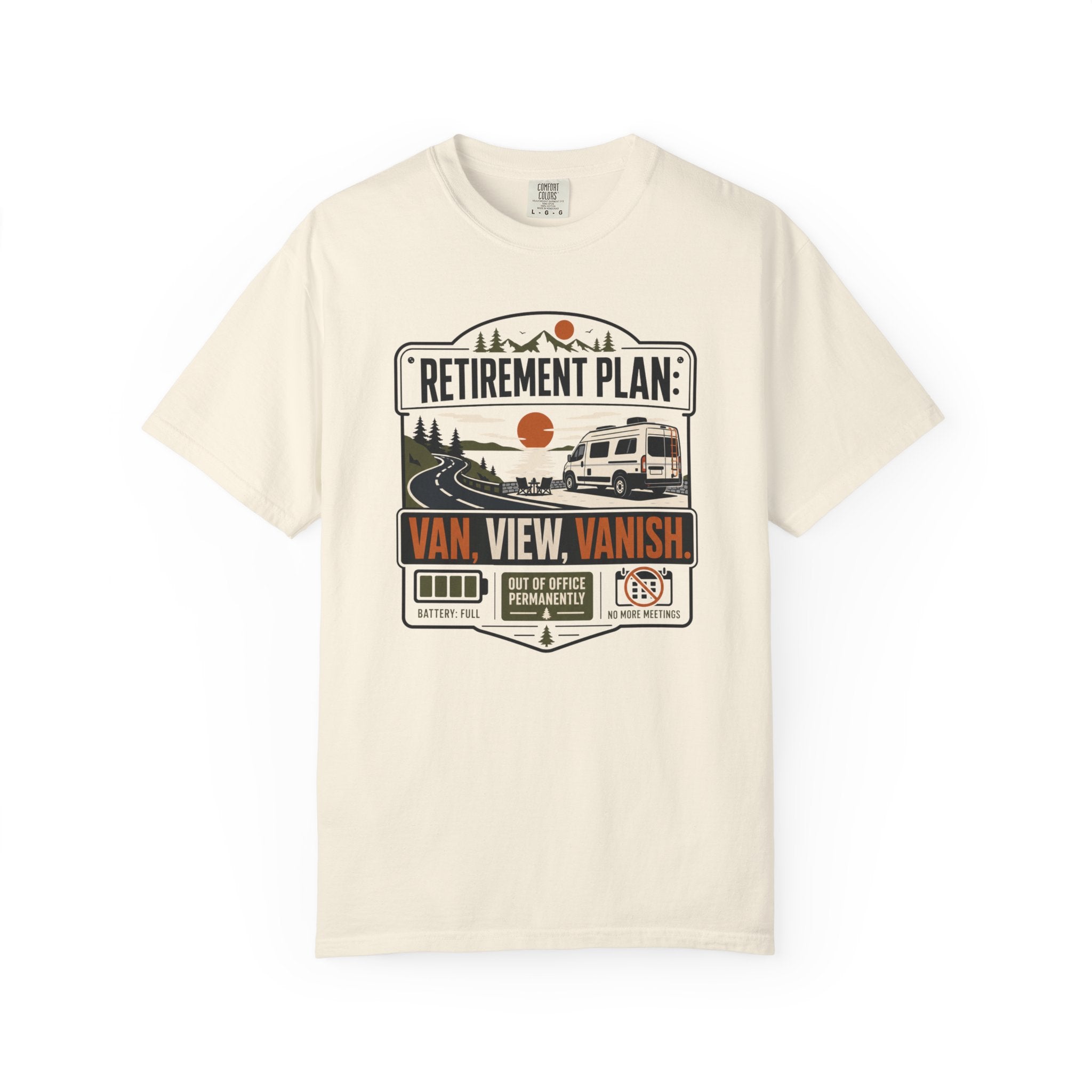 Retirement Plan Van View Vanish - T-Shirt