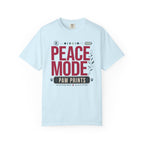 Peace Mode With Paw Prints - T-Shirt