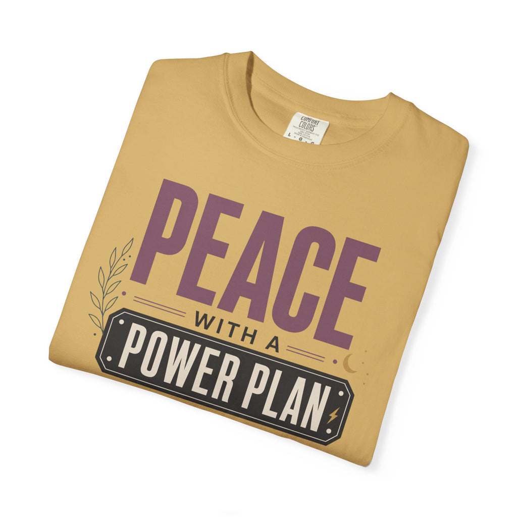 Peace With A Power Plan - T-Shirt