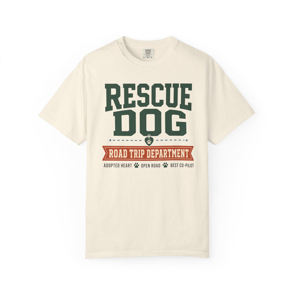 Rescue Dog Road Trip Department - T-Shirt