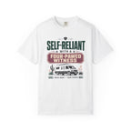 Self Reliant With A Four Pawed Witness - T-Shirt