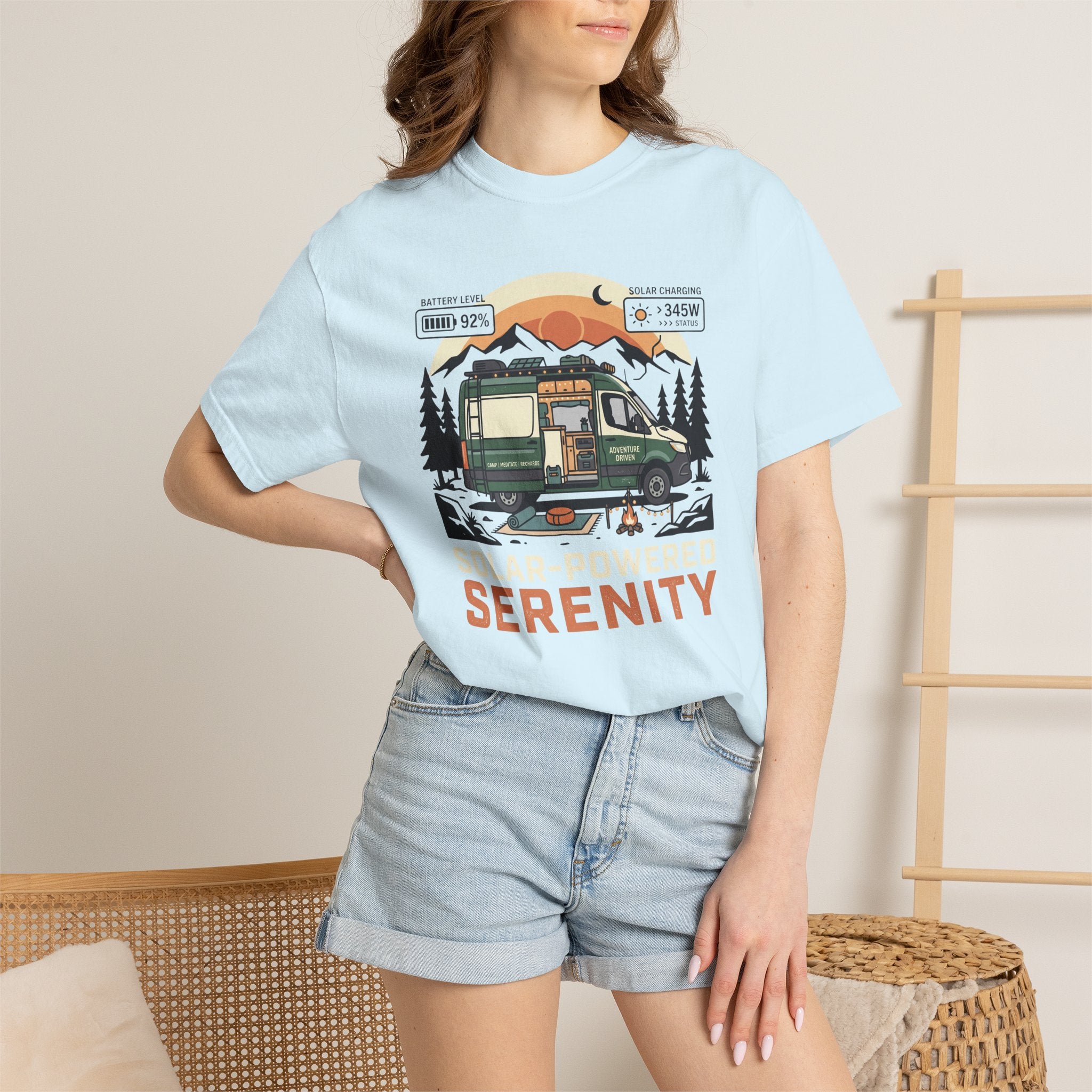 Solar-Powered Serenity - T-Shirt