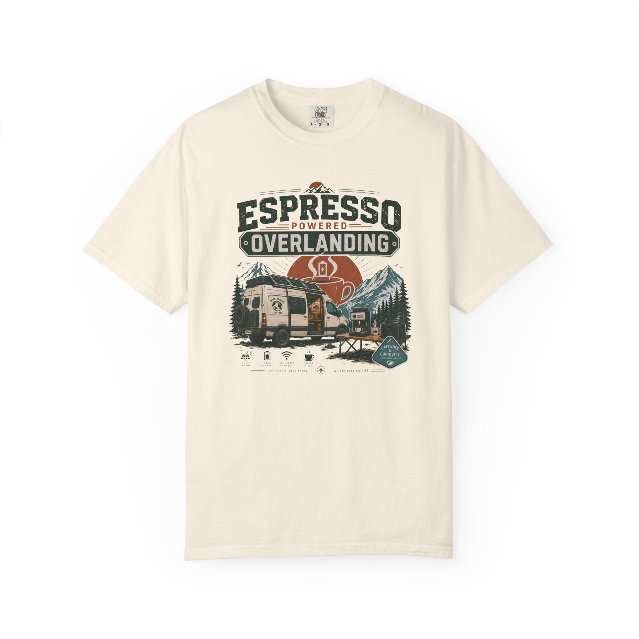 Espresso Powered Overlanding - T-Shirt