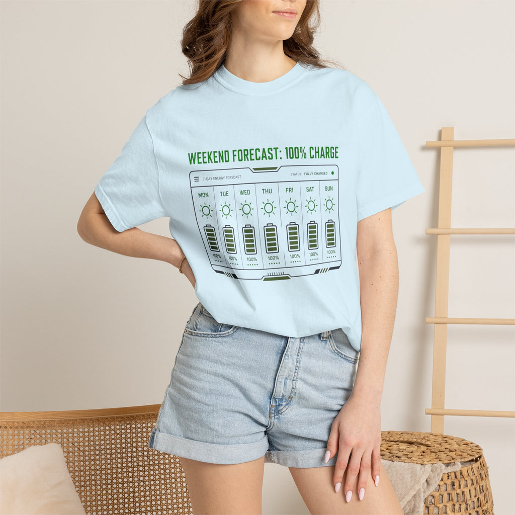 Weekend Forecast 100 Percent Charge - T-Shirt