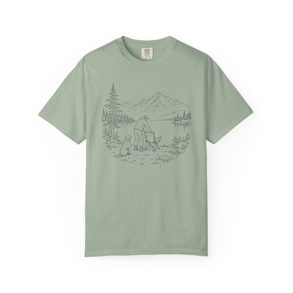 Camp Setup Requires Canine Supervision - T-Shirt