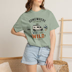Somewhere Between Wifi And Wild - T-Shirt