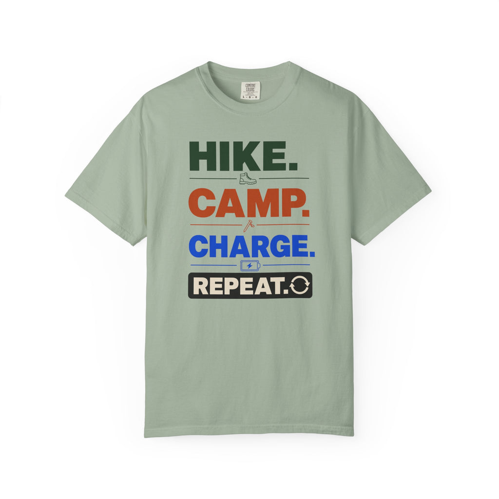Hike Camp Charge Repeat - T-Shirt