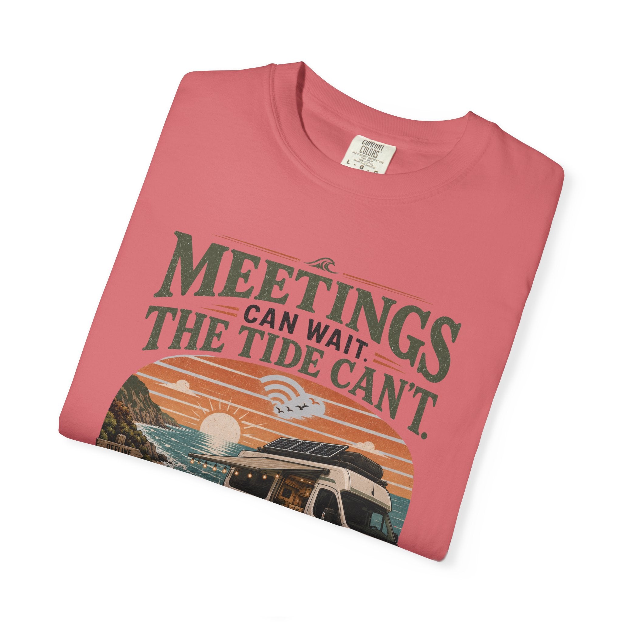 Meetings Can Wait The Tide Can't - T-Shirt
