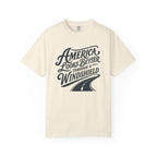 America Looks Better Through A Windshield - T-Shirt