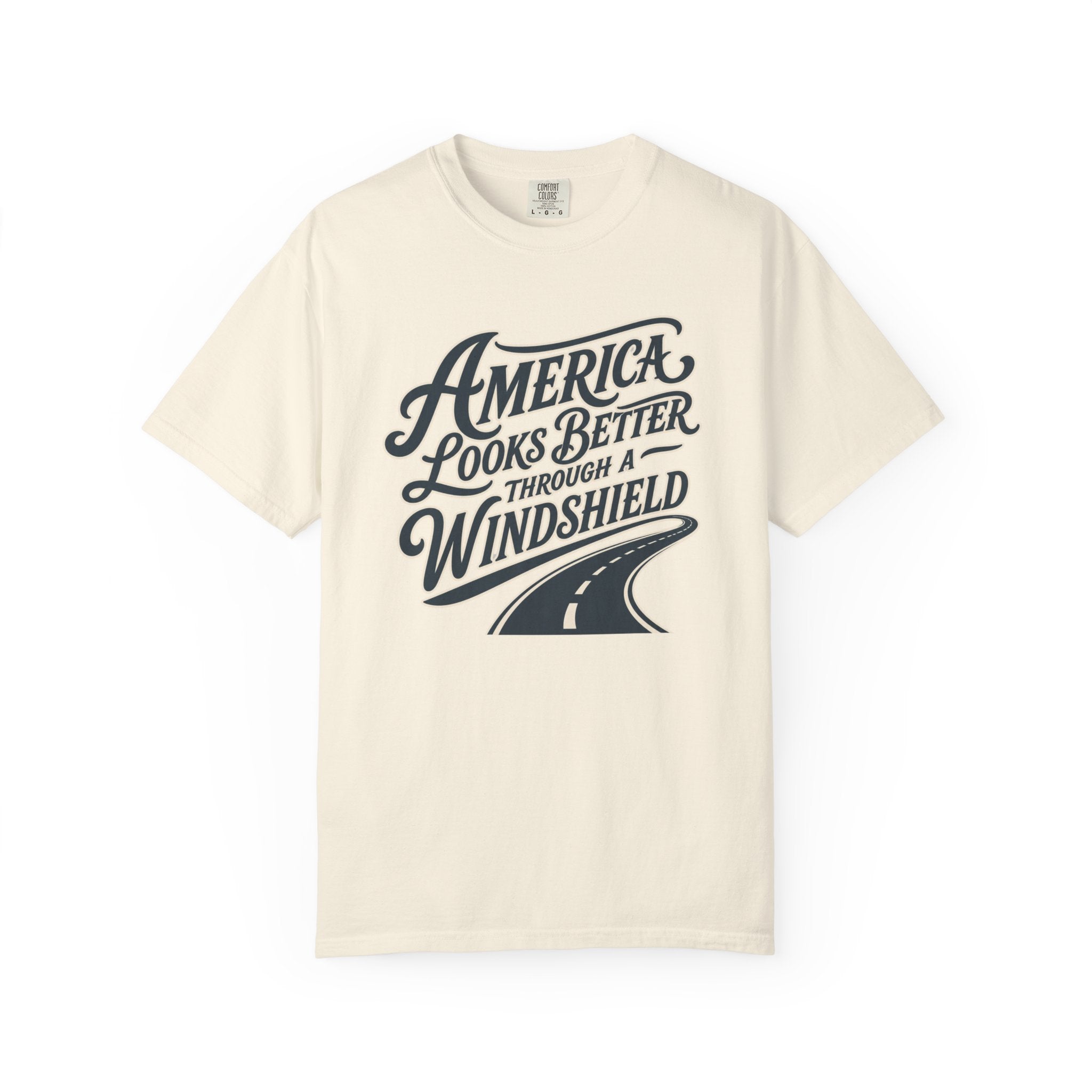America Looks Better Through A Windshield - T-Shirt