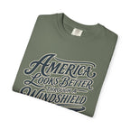America Looks Better Through A Windshield - T-Shirt