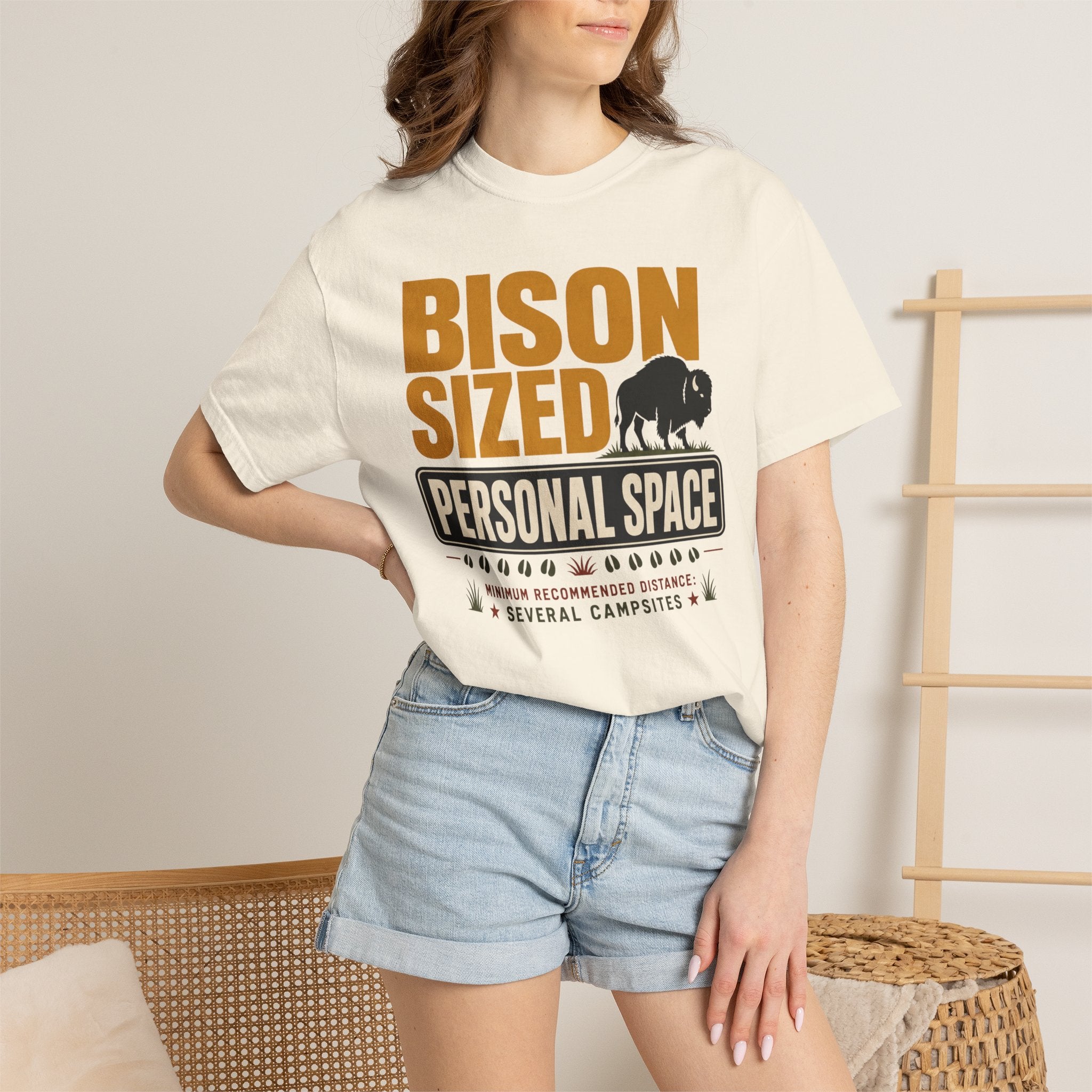 Bison Sized Personal Space - T-Shirt