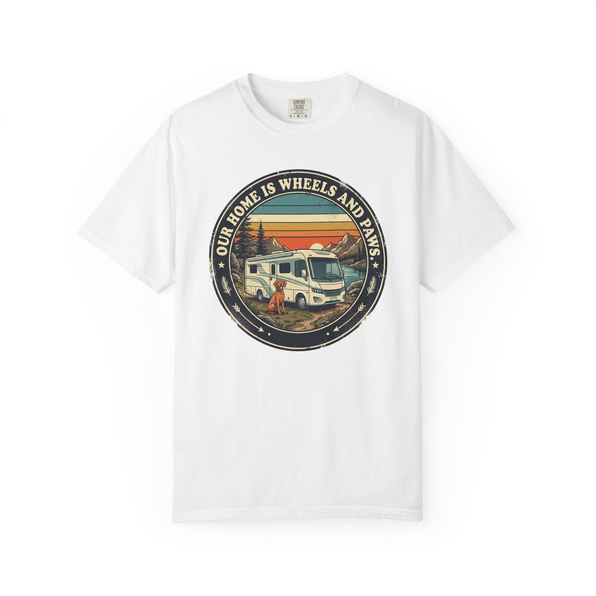 Our Home Is Wheels And Paws - T-Shirt