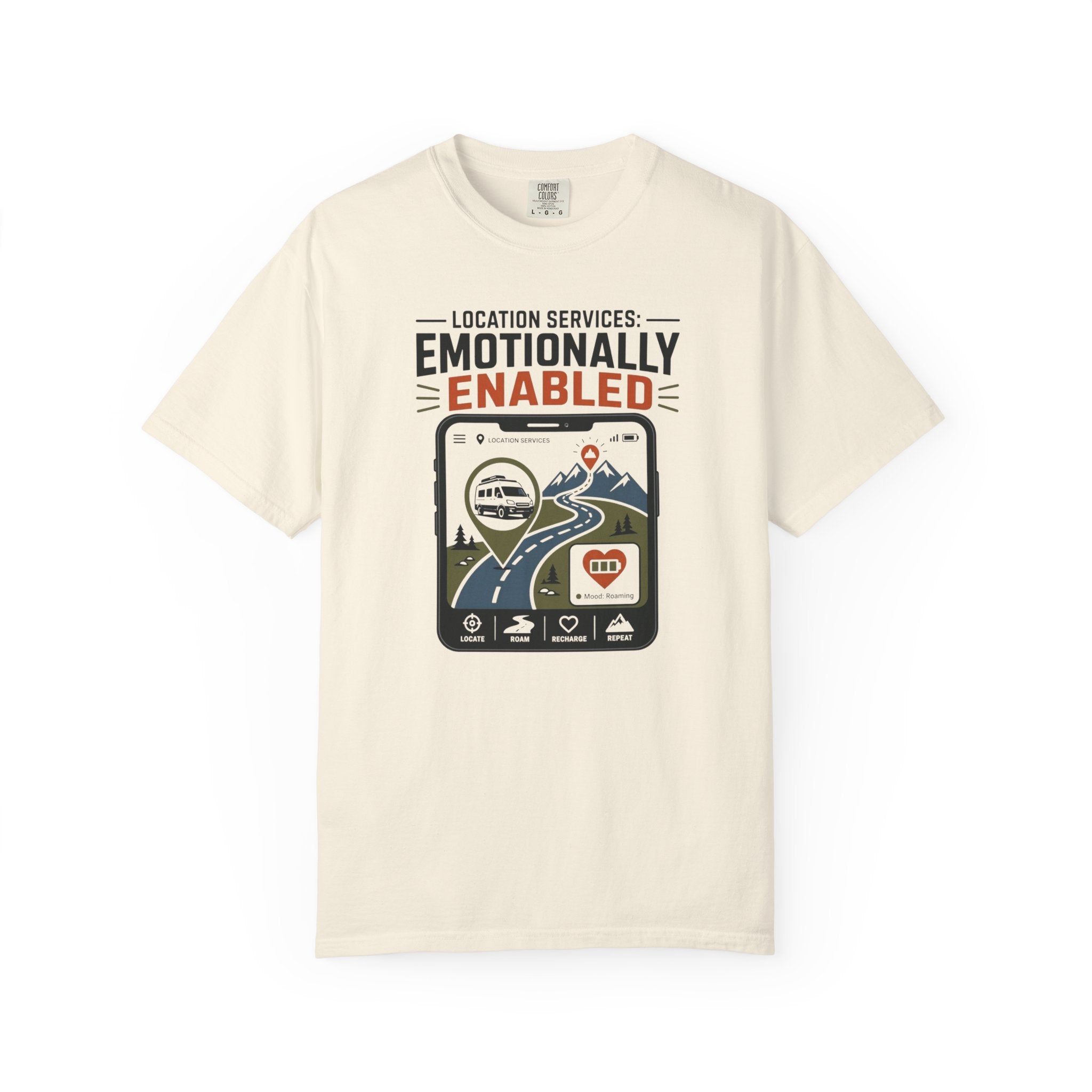 Location Services Emotionally Enabled - T-Shirt