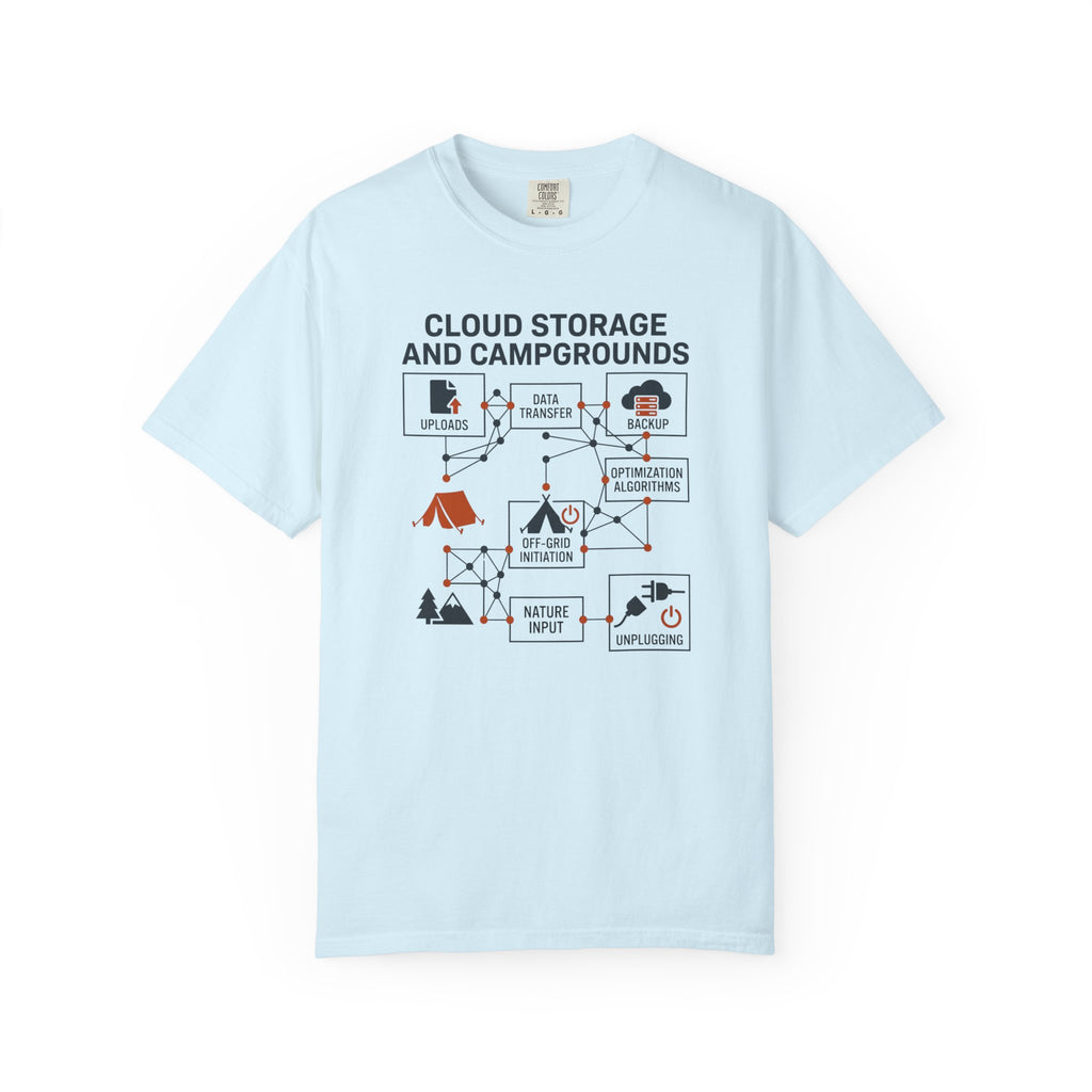 Cloud Storage And Camping Grounds - T-Shirt