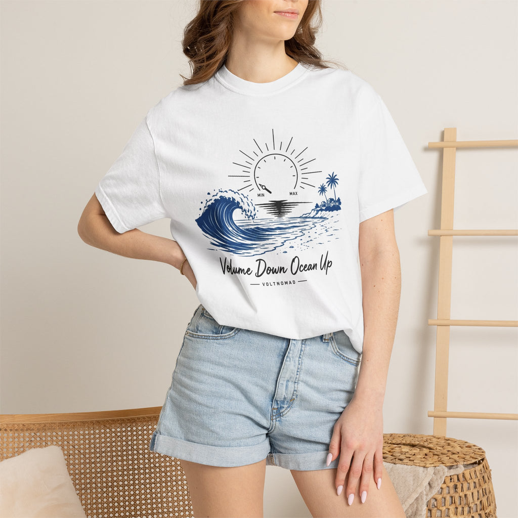 Volume Down Ocean Up - T-Shirt