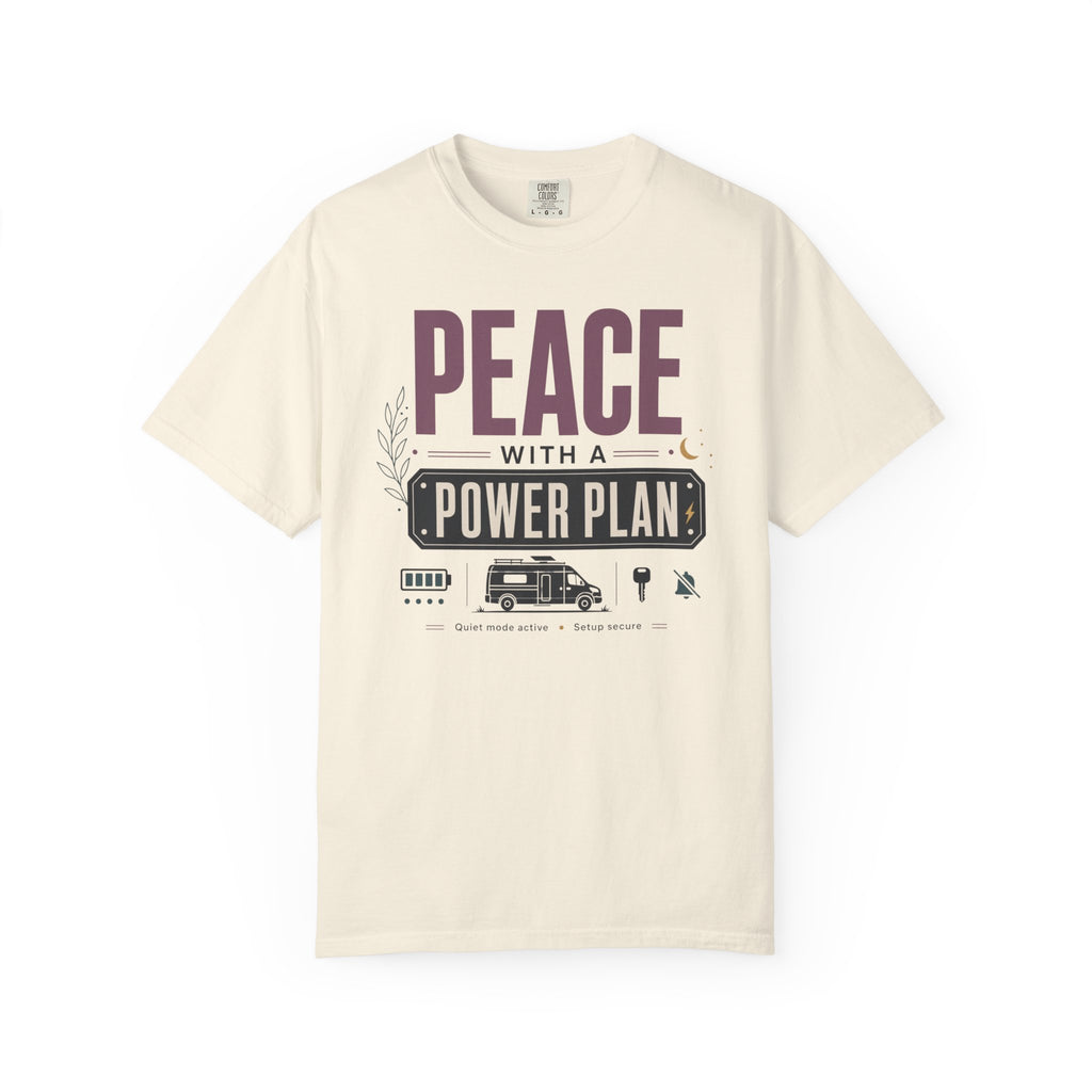 Peace With A Power Plan - T-Shirt